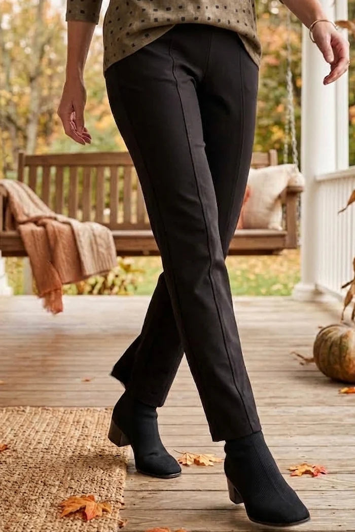 10661 Luxe Ponte Soho Seamed Pocket Pant