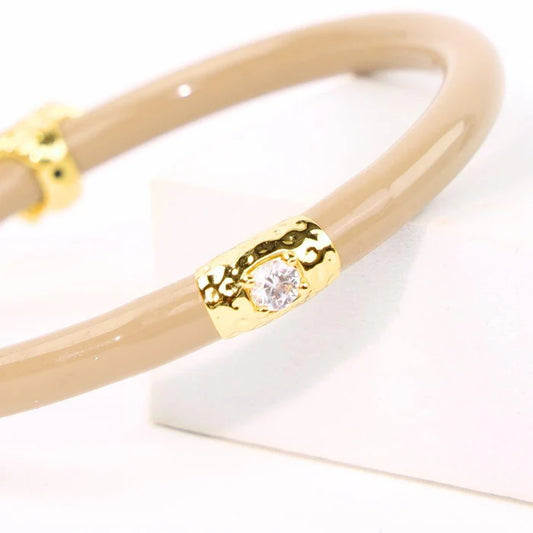 Fauna Shell All Weather Bangle - Sand - BAY WINDOW