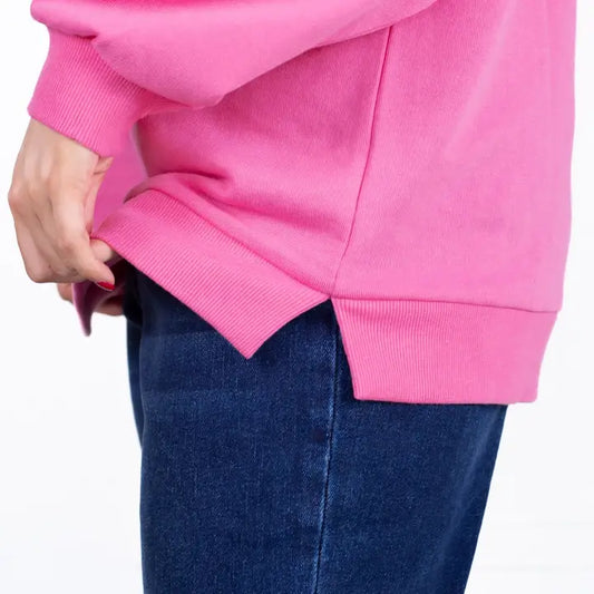 Crawfish Queen Sweatshirt - Pink/Red/Gold