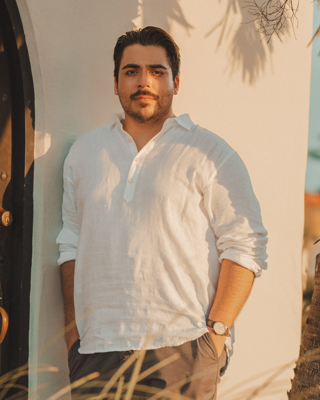Desert Riviera Pop Over - White