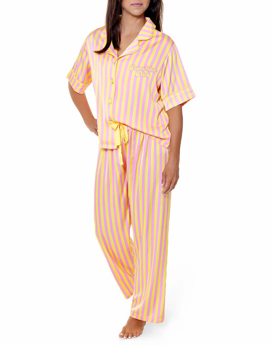 Sunshine Club Short Sleeve Pant Set