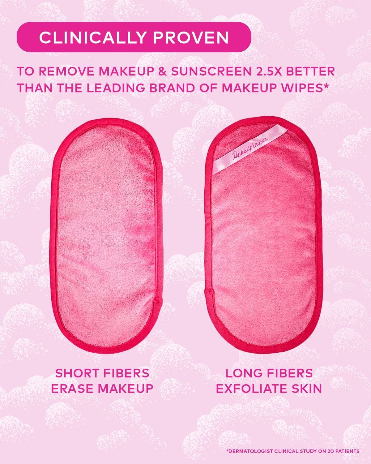 Original Pink MakeUp Eraser PRO - BAY WINDOW