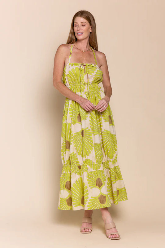 Fiorella Dress - Pistachio Fond - BAY WINDOW