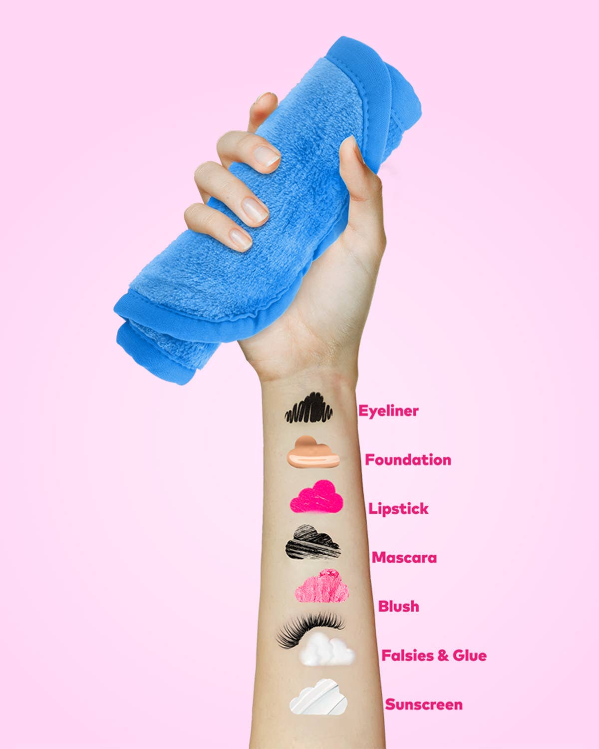 Berry Blue MakeUp Eraser PRO - BAY WINDOW