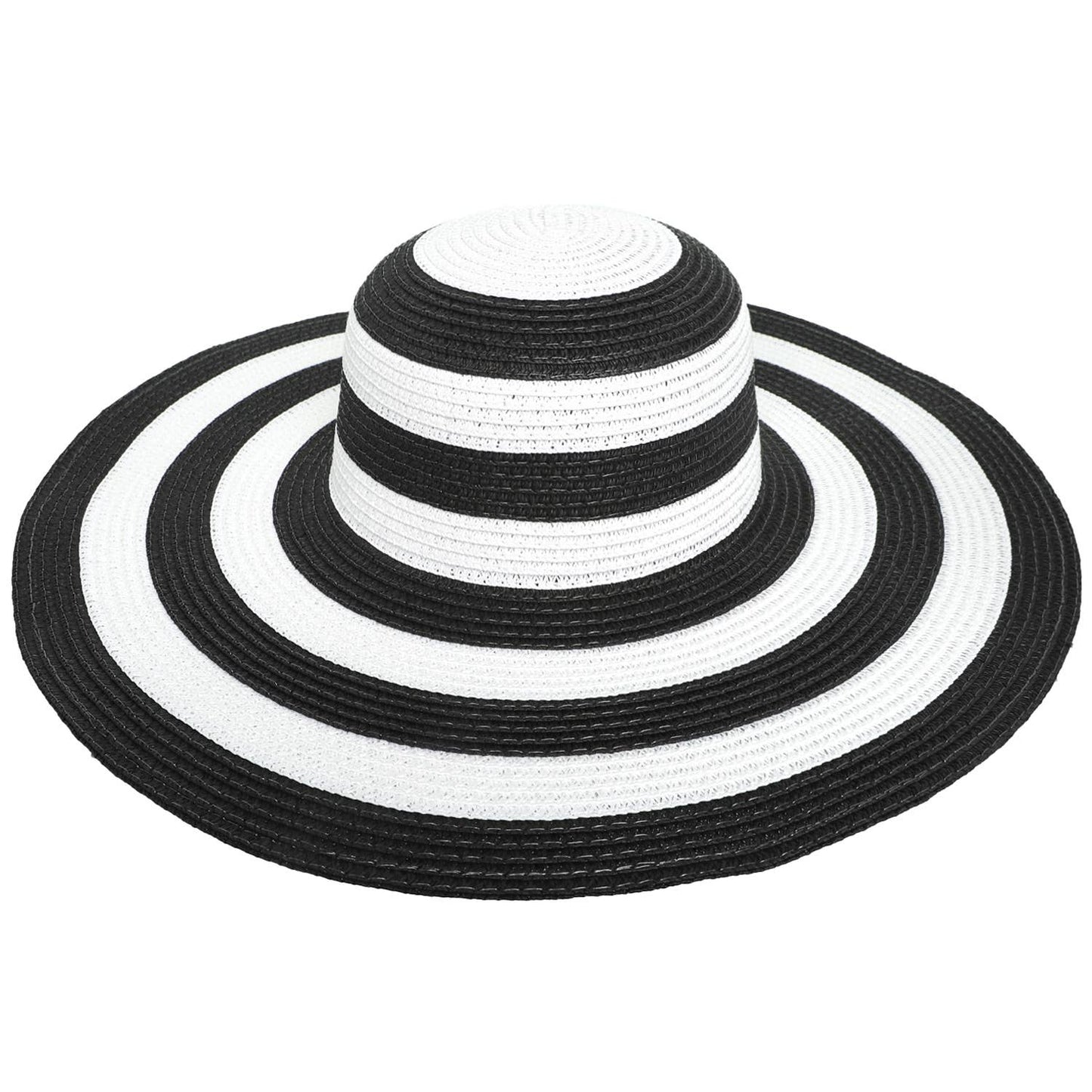 Floppy Oversized Wide Brim Straw Woven Sun Hat - BAY WINDOW
