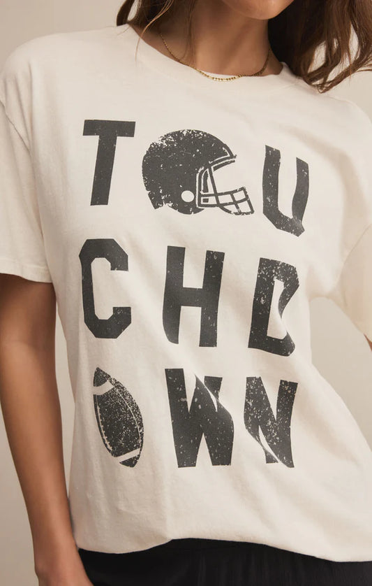 Boyfriend Touchdown Tee - Vanilla Ice - BAY WINDOW