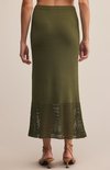 Haven Sweater Knit Midi Skirt - Fern - BAY WINDOW