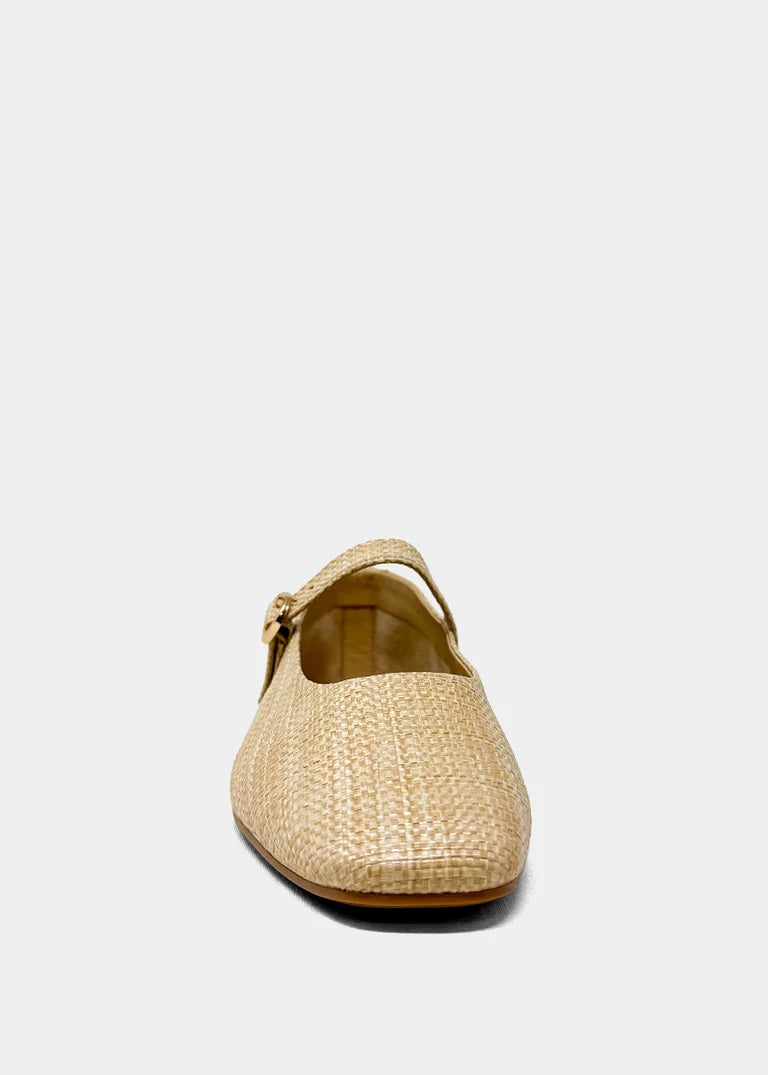 Annabelle Flats - Natural Woven