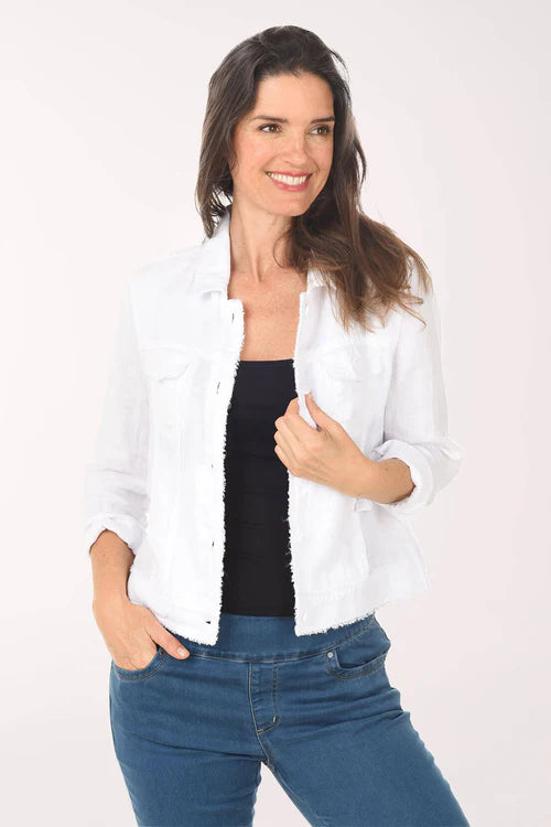Linen Solid Summer Breeze Jacket