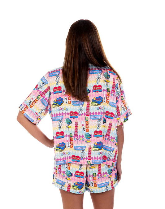 Highway Holiday Short Sleeve Short Set