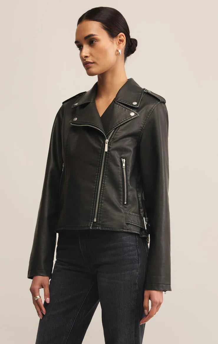 Alchemy Moto Jacket - Black - BAY WINDOW