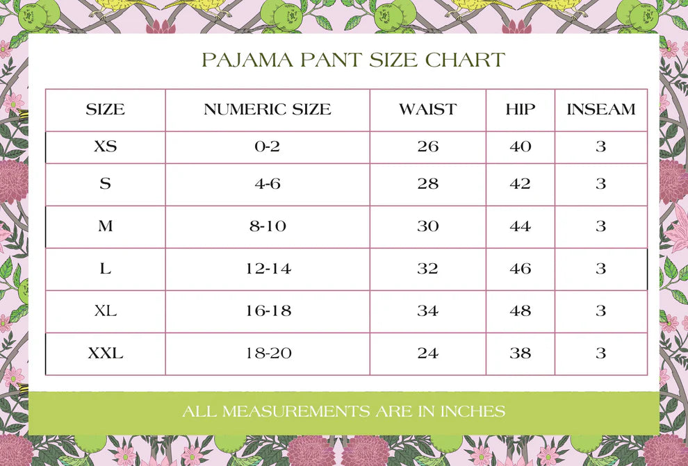 Mahjong Pajama Pant Set