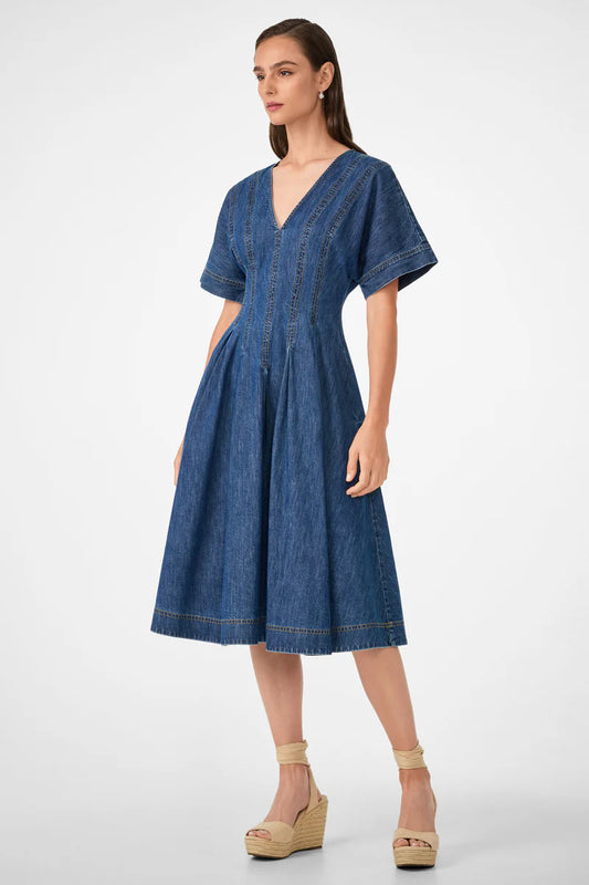 Ashe 2 Dress - Indigo - BAY WINDOW