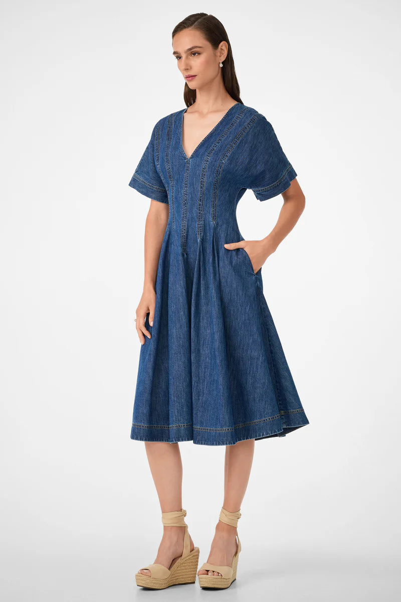 Ashe 2 Dress - Indigo - BAY WINDOW