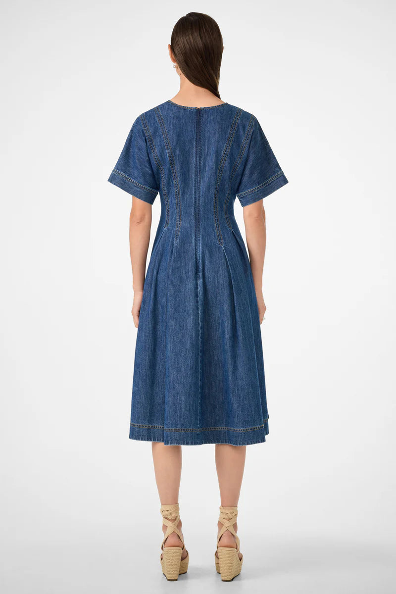 Ashe 2 Dress - Indigo - BAY WINDOW