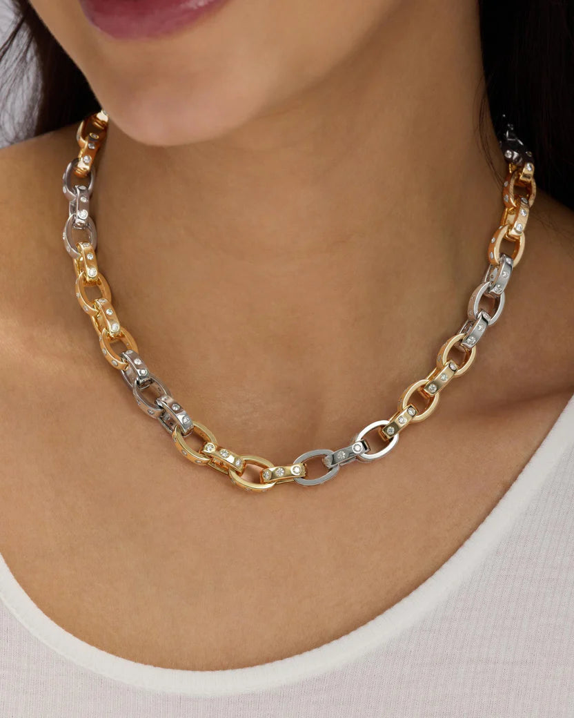 Ashley Chain Link Necklace 9mm
