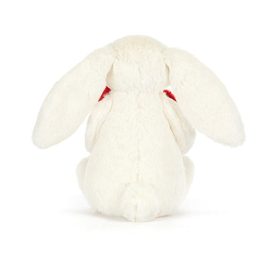 Bashful Red Love Heart Bunny - Original - BAY WINDOW