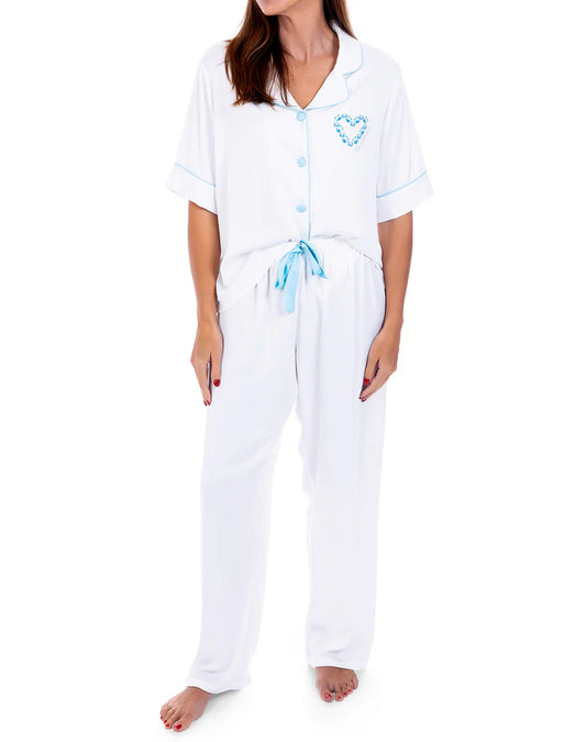 Love After All Silky Pant Set - Bride