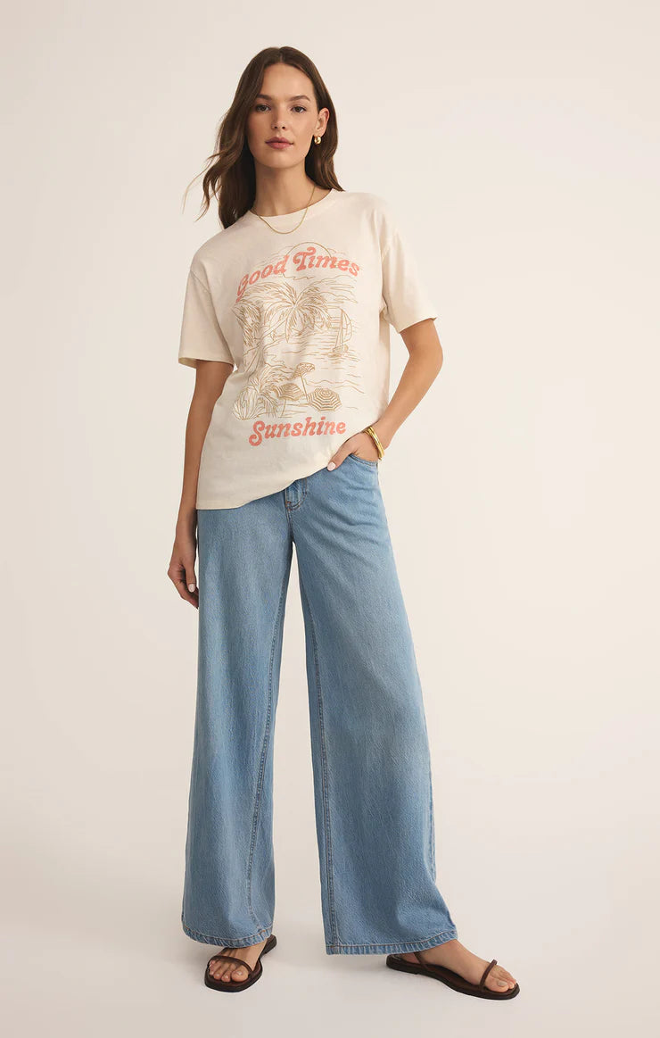 Apres Sea Boyfriend Tee - Sea Salt - BAY WINDOW