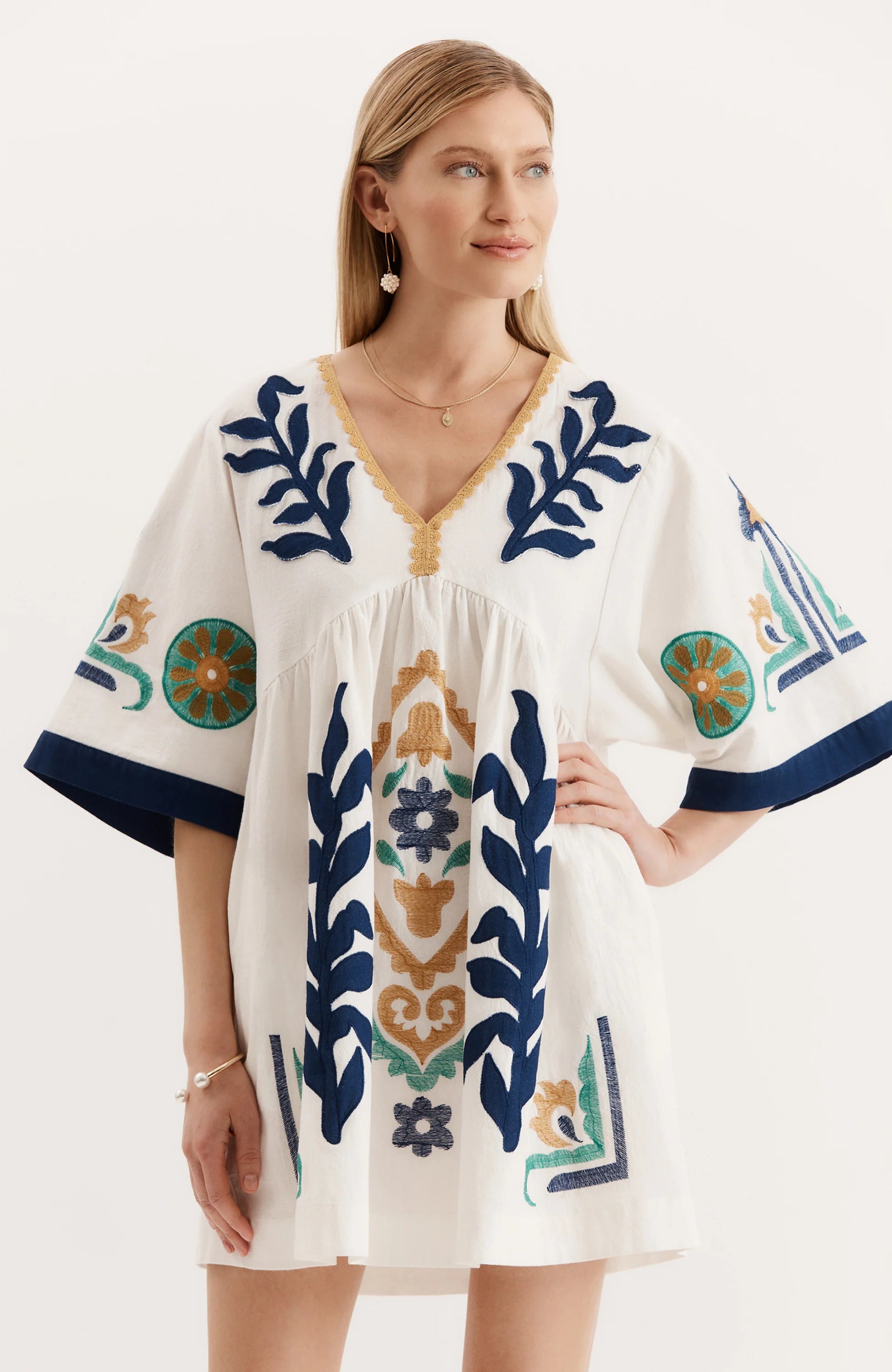 Naomi Dress - Egret - BAY WINDOW