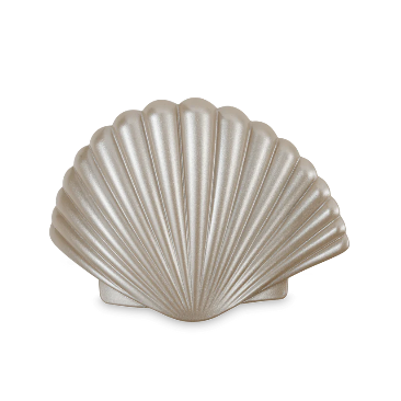 Shimmering Shell - Flat Hair Clip