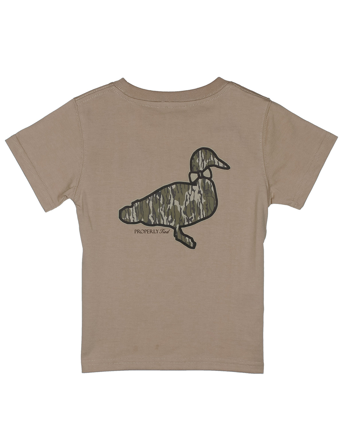 Boys Mossy Oak Camo Logo SS
