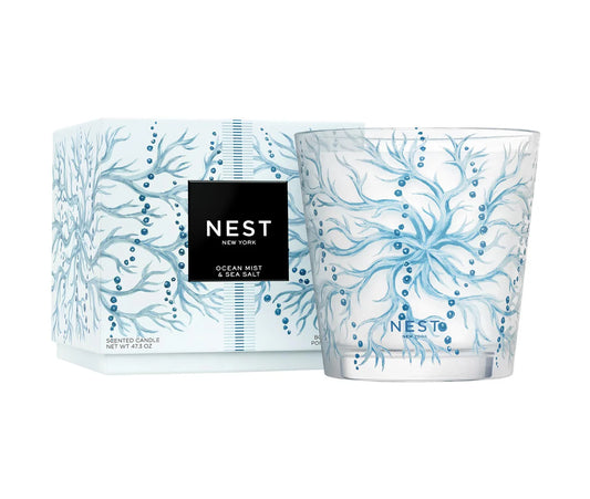 Ocean Mist & Sea Salt Luxury 4-Wick Candle - BAY WINDOW