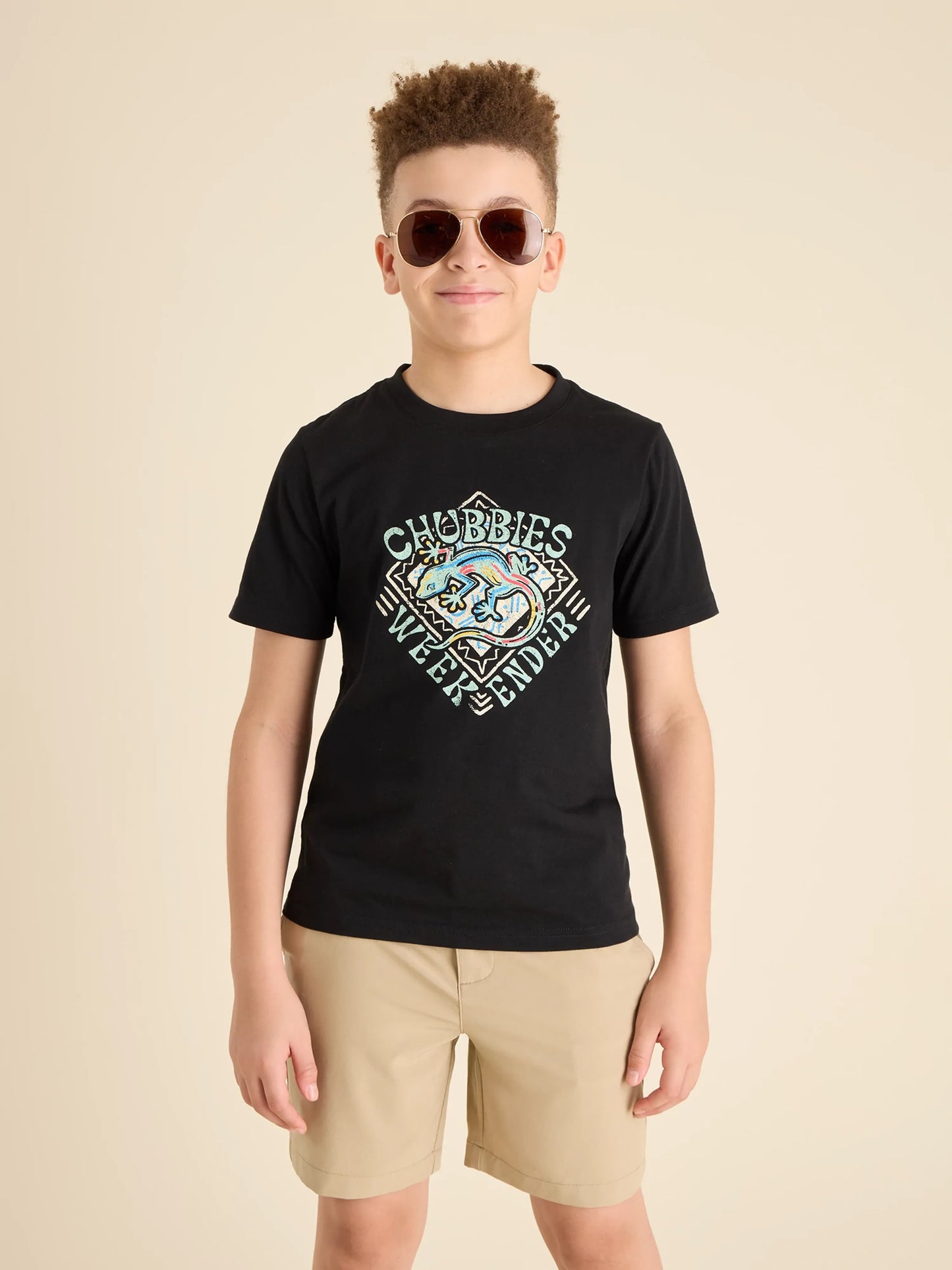 The Gecko Deco (Boys Non Pocket Graphic T-Shirt)