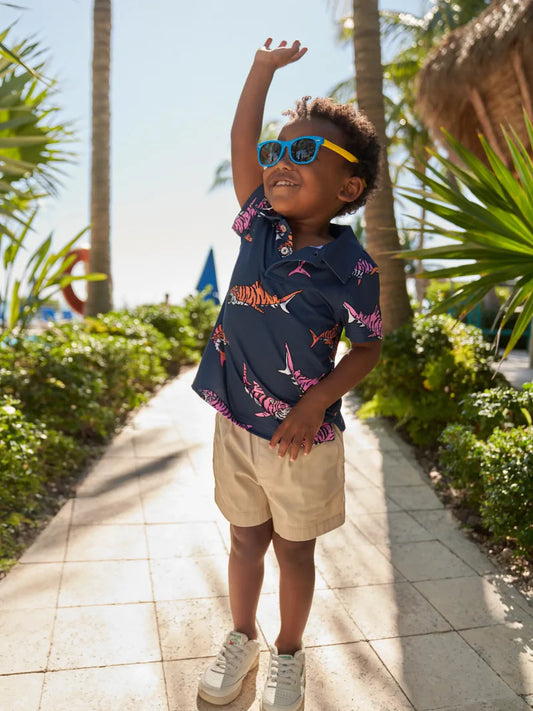 The Lil King of the Sea (Toddler Performance Polo) - BAY WINDOW