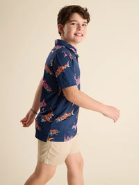 The King of the Sea (Boy's Performance Polo) - BAY WINDOW