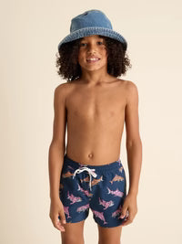 The King of the Seas (Boys Classic Swim Trunk - Shorter) - BAY WINDOW