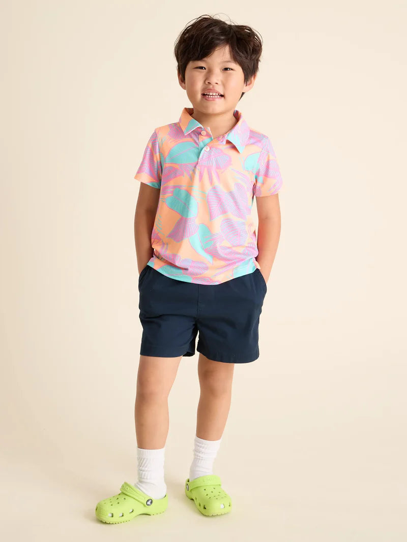 The Lil Posh Palms (Toddler Performance Polo)