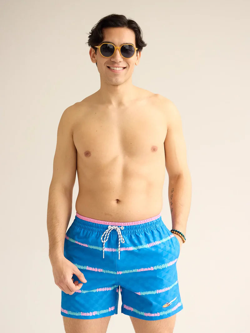 The Playing Hookies 5.5" (Embossed Classic Swim Trunk)