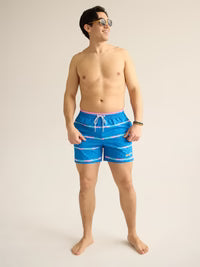 The Playing Hookies 5.5" (Embossed Classic Swim Trunk)