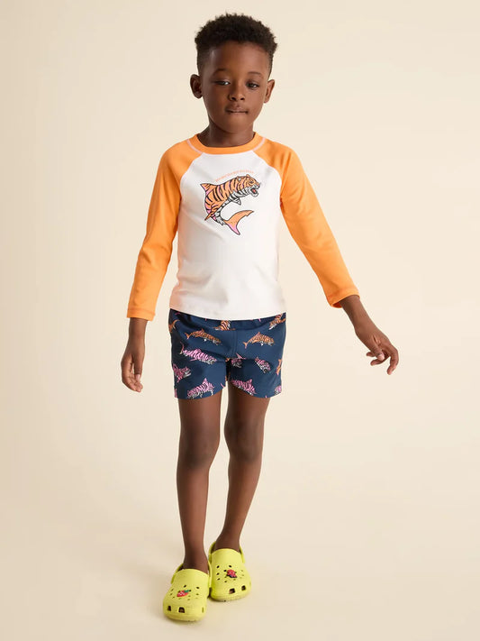 The Tiger Shark (Baby & Toddler Rashguard) - BAY WINDOW