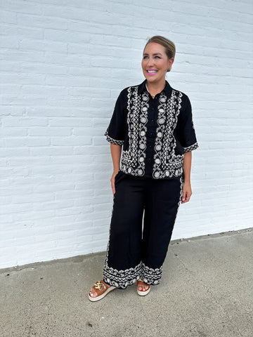Relaxed Kimono Sleeve Shirt - Talia