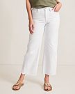 Ella Twill High Rise Wide Crop - Sugar Wash - BAY WINDOW