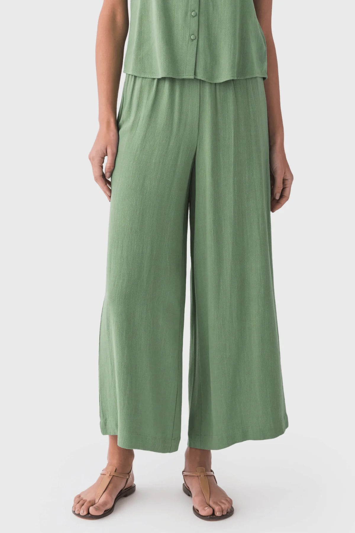 Scout Linen Rayon Pant - Lawn - BAY WINDOW