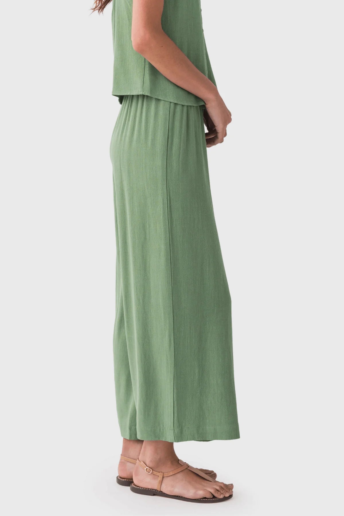 Scout Linen Rayon Pant - Lawn - BAY WINDOW