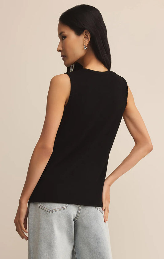 Wanderlust Sweater Vest - Black - BAY WINDOW