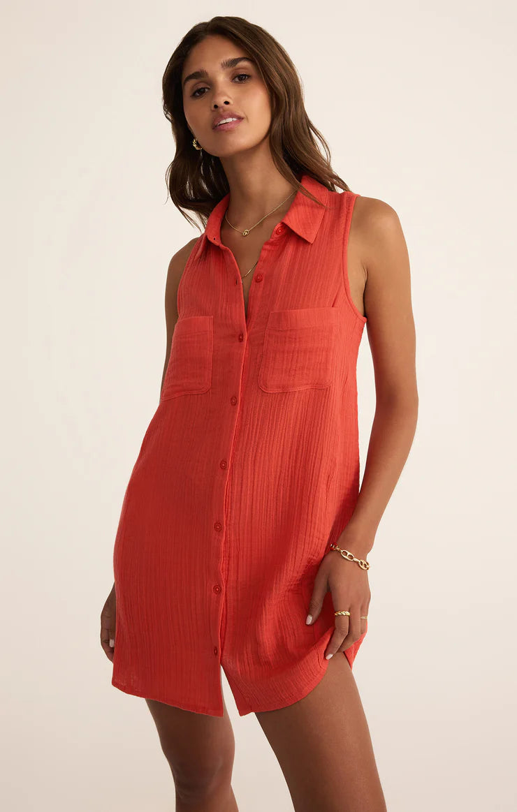 New Light Mini Dress - Cabana Red