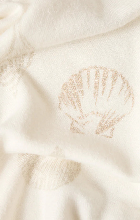 Bisous Shell LS Top - Vanilla Ice