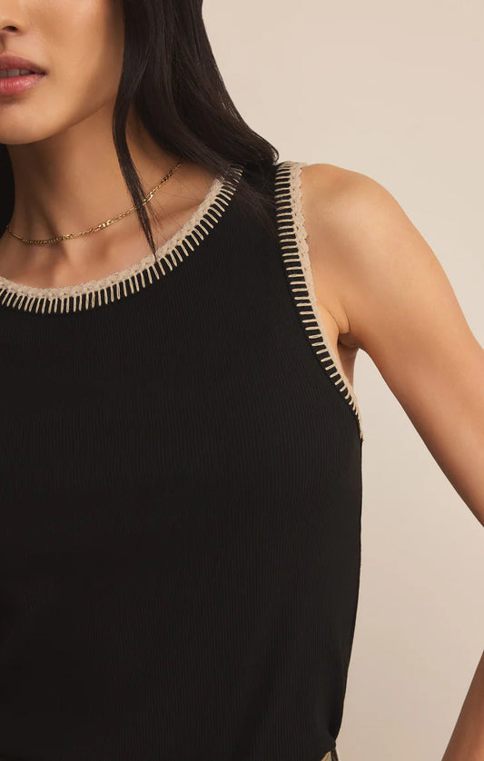 Social Tank - Black - BAY WINDOW