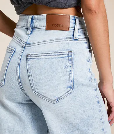 33" Inseam High Rise Nori Super Wide Leg Jean - BAY WINDOW
