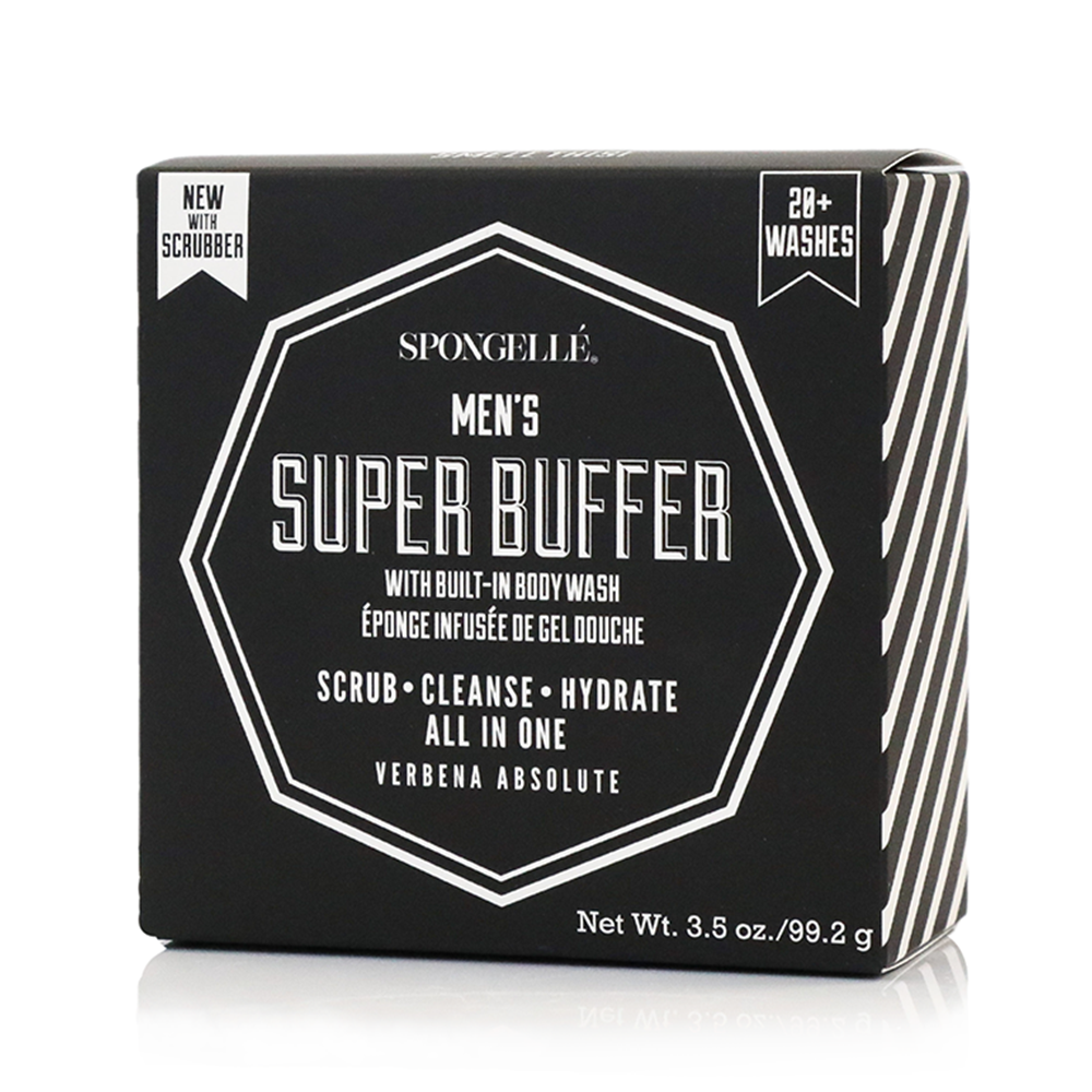 Men's Body Buffer with Black Scrubber - BAY WINDOW