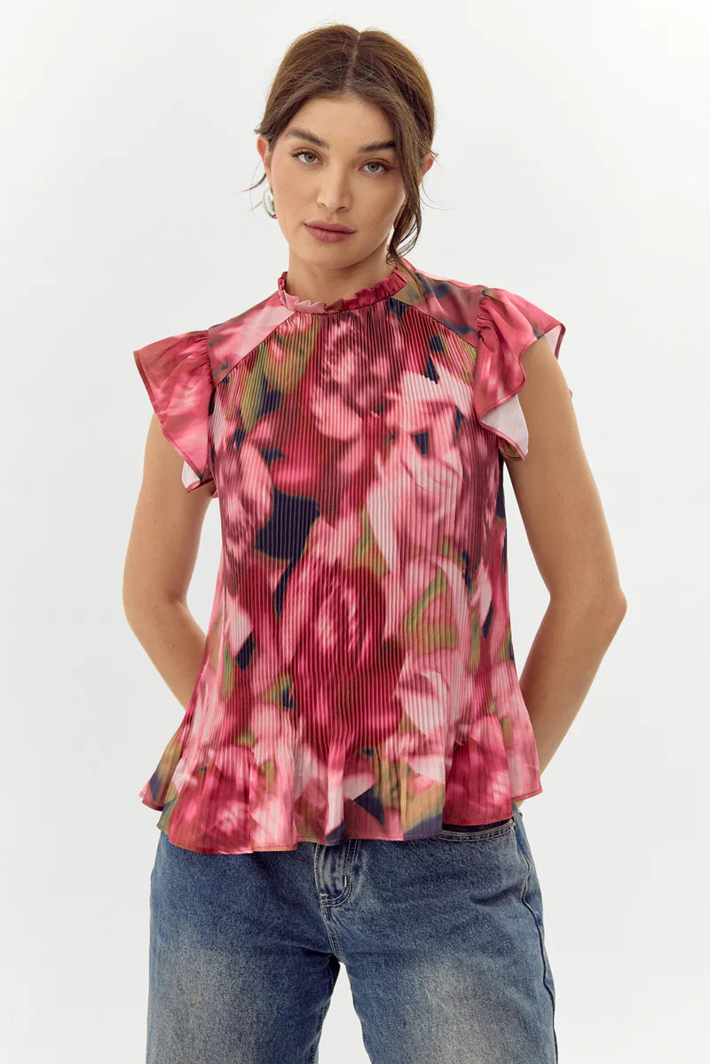 Jacinda Pintucked Blouse - BAY WINDOW
