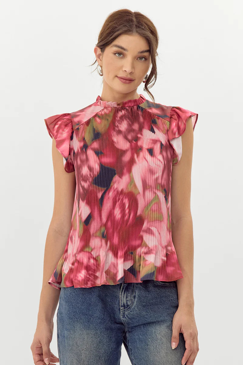 Jacinda Pintucked Blouse - BAY WINDOW
