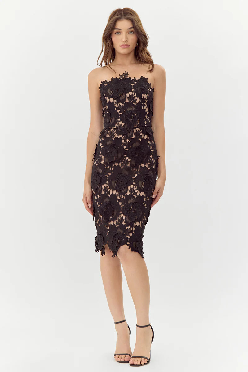 Jade Woven Lace Tube Dress - BAY WINDOW