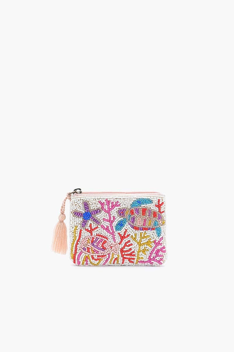 Oceanic Adventure Embellished Mini Pouches - BAY WINDOW