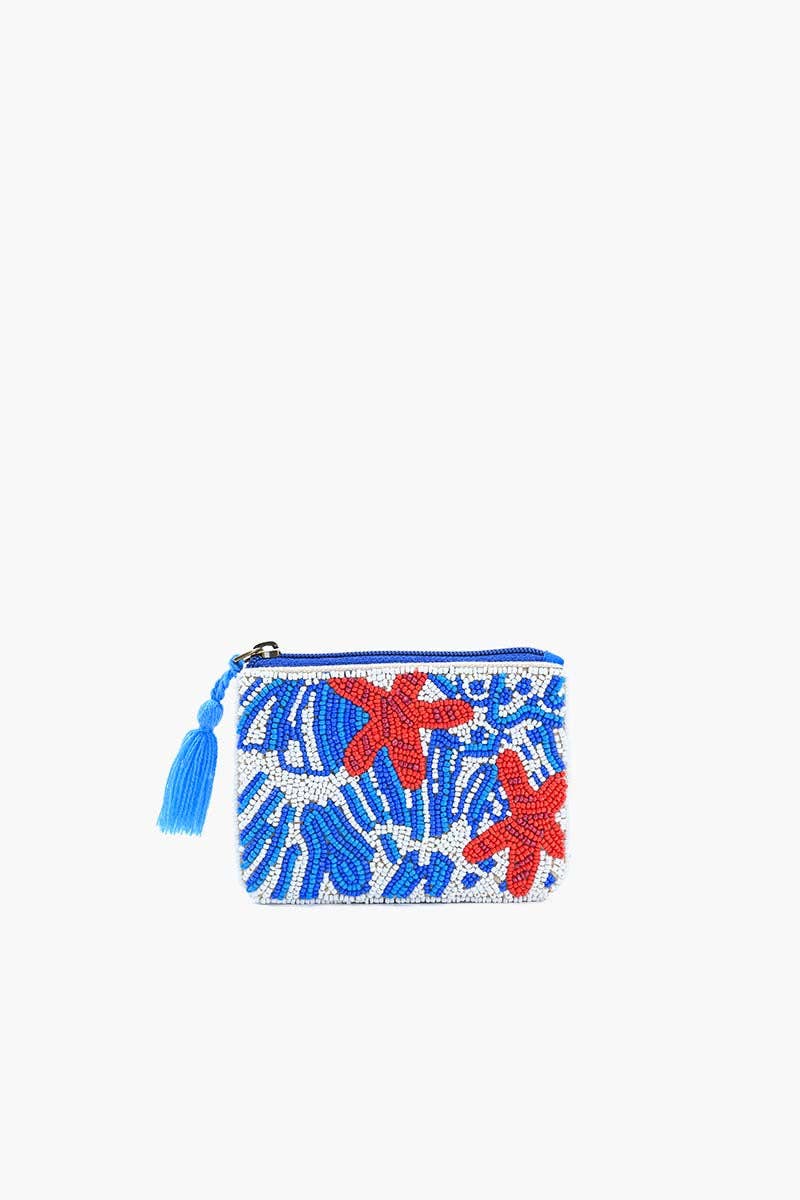 Oceanic Adventure Embellished Mini Pouches - BAY WINDOW
